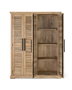 GINER Y COLOMER Armario de Madera de Mango Natural 190x150x50 cm